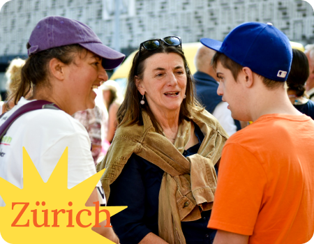 Im Gespräch beim Marsch für das Leben in Zürich